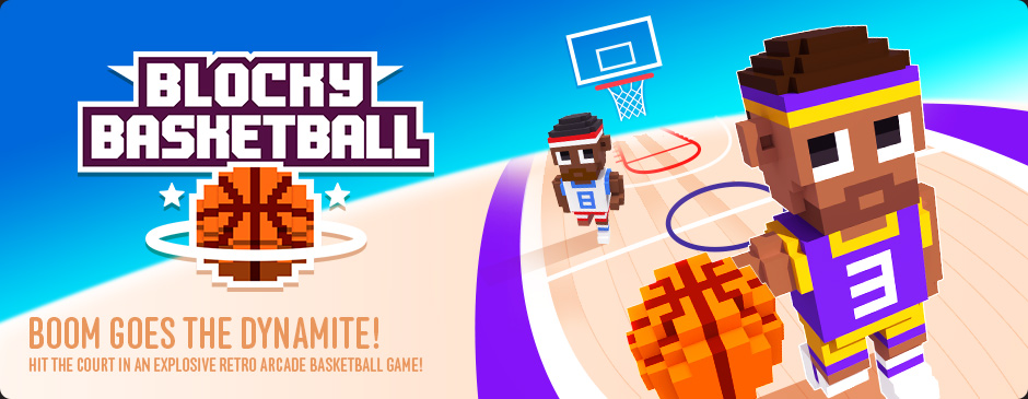 Blocky Basketball – Endless arcade Dunker